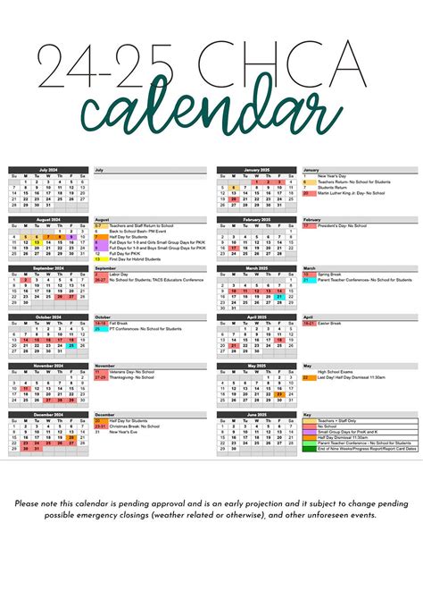 Chca Calendar